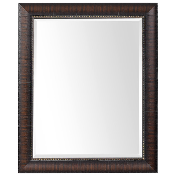 Uttermost Wythe Burnished Wood Mirror