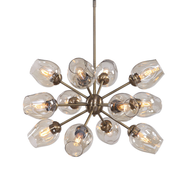 Uttermost Chet 12 Light Sputnik Chandelier