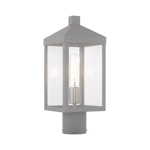 Livex Lighting 1 Lt Nordic Gray Outdoor Post Top Lantern - 20590-80