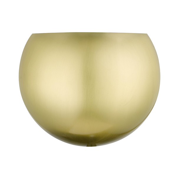 Livex Lighting 1 Light Satin Brass Wall Sconce - 40802-12