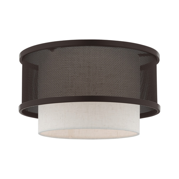 Livex Lighting 1 Lt Bronze Ceiling Mount - 41207-07