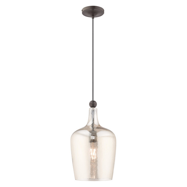 Livex Lighting 1 Lt English Bronze Mini Pendant - 41226-92