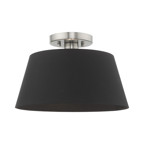 Livex Lighting 1 Lt Brushed Nickel Ceiling Mount - 51352-91