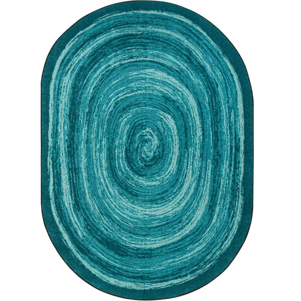 Kid Essentials Feeling Fun Teal Area Rugs