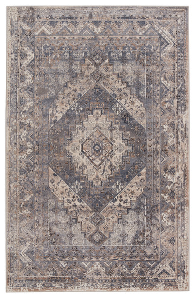 Jaipur Living Langdon ATH03 Medallion Blue Power Loomed Area Rugs