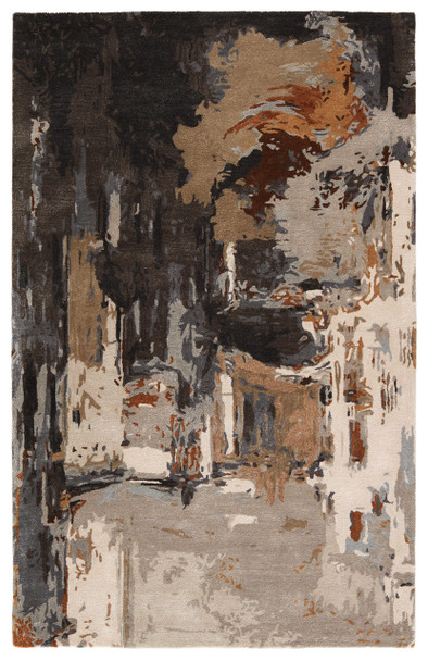 Jaipur Living Luella GES56 Abstract Brown Hand Tufted Area Rugs