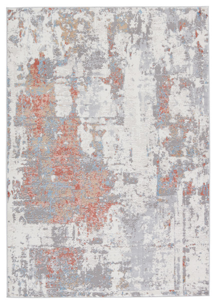 Jaipur Living Tocarra GRO01 Abstract Gray Power Loomed Area Rugs