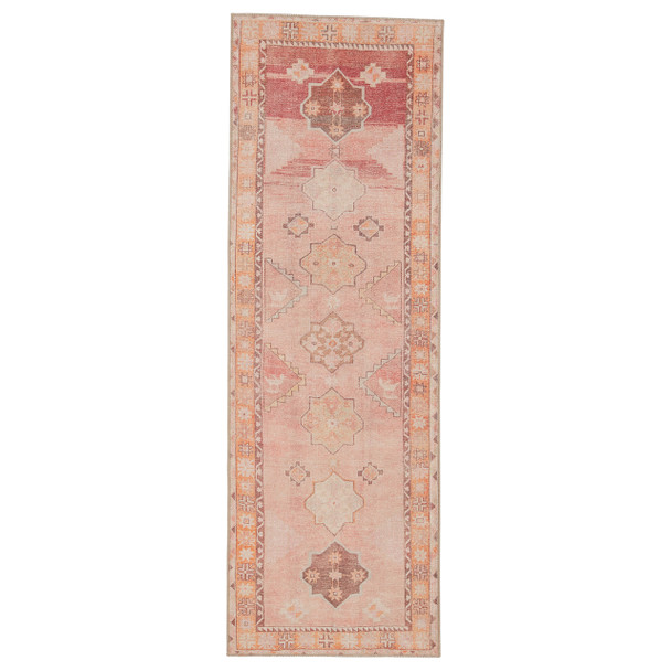 Jaipur Living Bijou KAR02 Medallion Pink Power Loomed Area Rugs