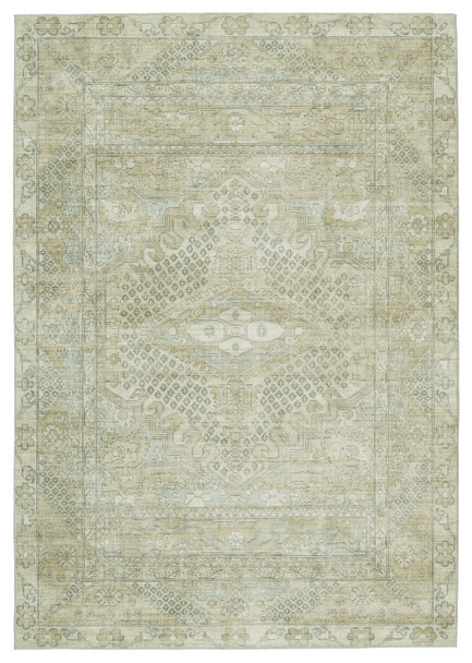 Jaipur Living Issa KNC03 Medallion Light Taupe Power Loomed Area Rugs