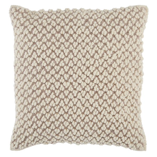 Jaipur Living Madur AGO03 Textured Light Taupe Pillows