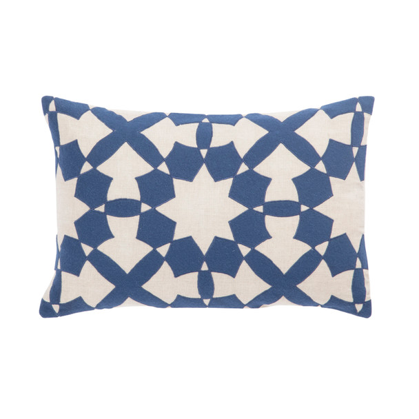 Jaipur Living Casino CNK45 Geometric Blue Pillows