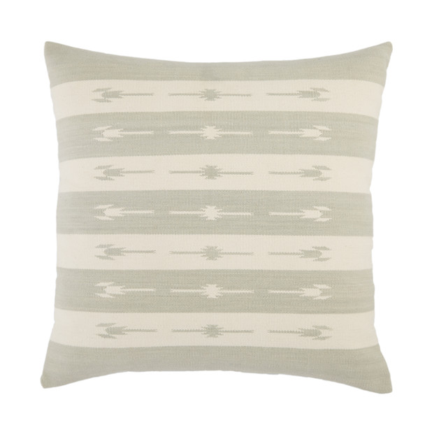 Jaipur Living Vanda EMN01 Stripes Light Gray Pillows