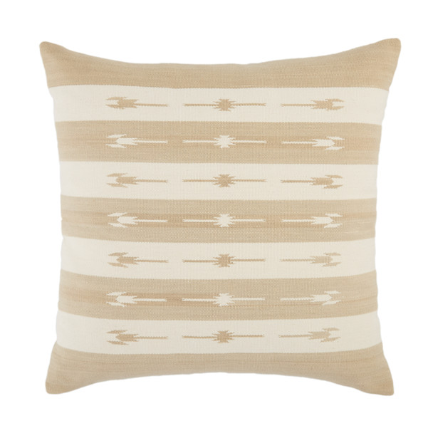 Jaipur Living Vanda EMN02 Stripes Taupe Pillows
