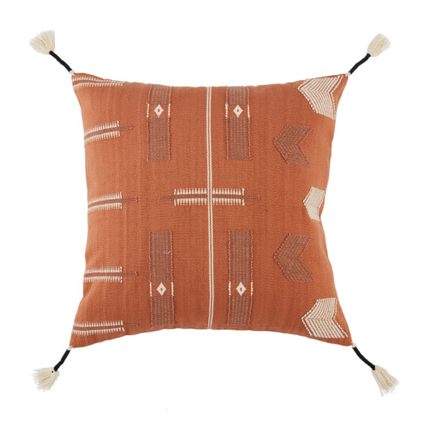 Jaipur Living Longwa NGW04 Tribal Terracotta Pillows