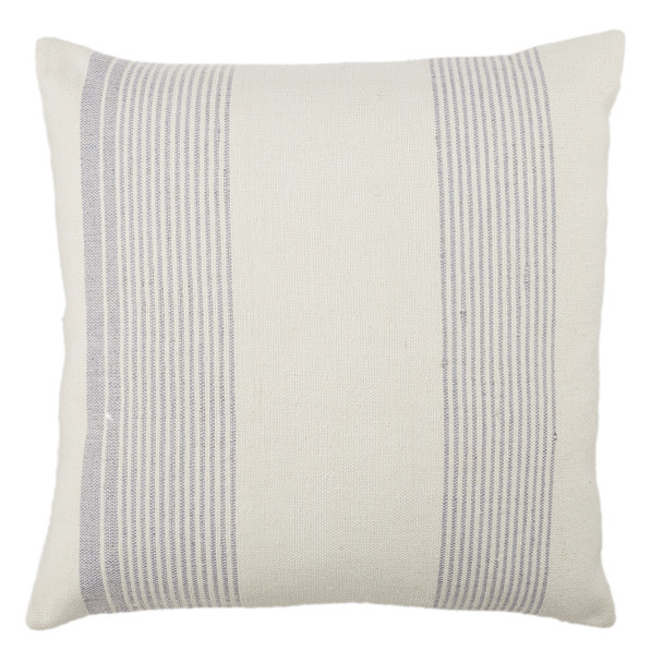 Jaipur Living Parque ACA03 Stripes Gray - 20"x20" 100% Polyester Pillow