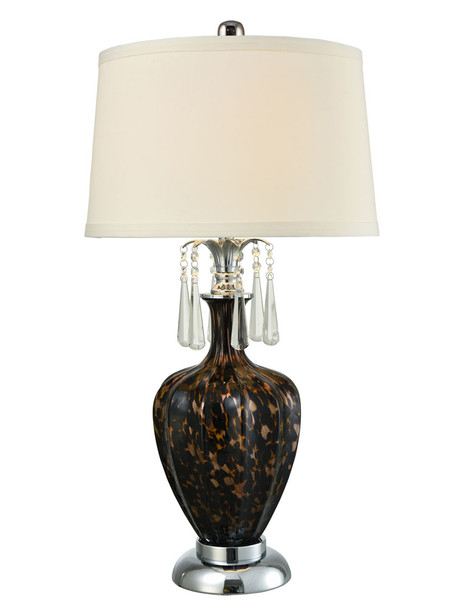 Dale Tiffany Elements Led Hand Blown Art Glass Table Lamp