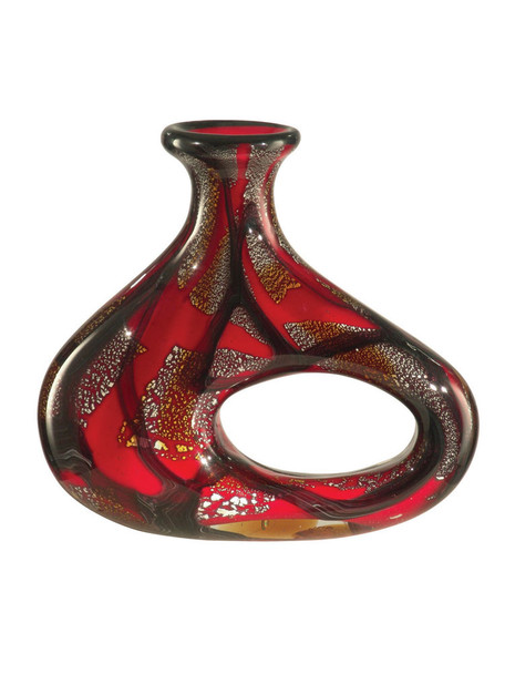 Dale Tiffany Nicholas Hand Blown Art Glass Vase