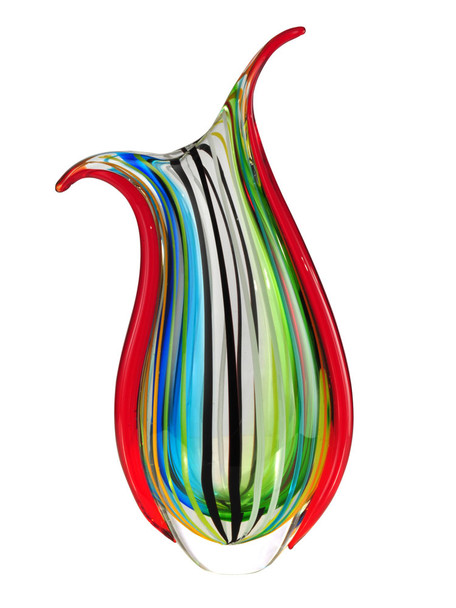 Dale Tiffany Cambay Hand Blown Art Glass Vase