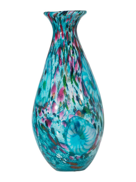 Dale Tiffany Leona Hand Blown Art Glass Vase