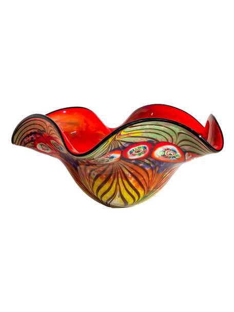 Dale Tiffany Albie Hand Blown Art Glass Bowl