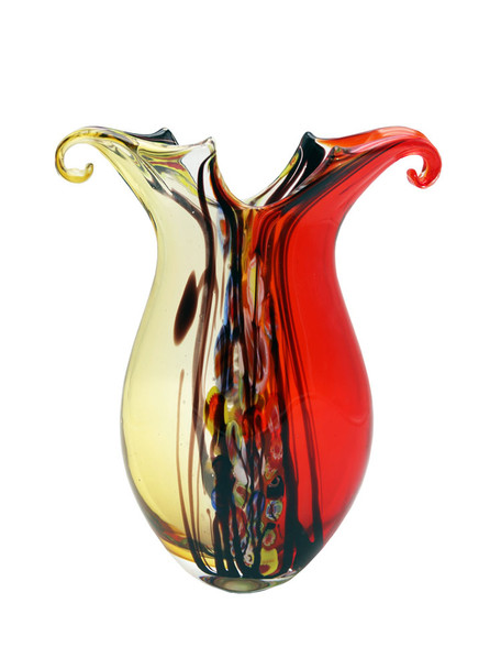 Dale Tiffany Cecile Hand Blown Art Glass Vase