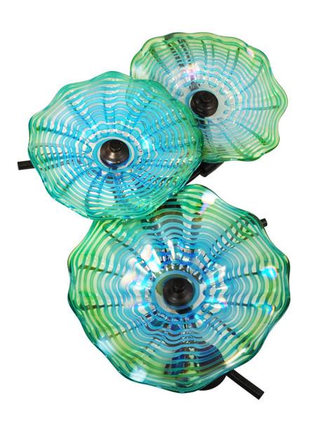 Dale Tiffany Waterfront Hand Blown Art Glass Wall Art Décor - 3 Favrile