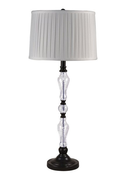 Dale Tiffany Theola 24% Lead Hand Cut Crystal Table Lamp
