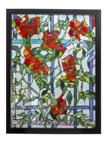 Dale Tiffany Passion Mosaic Art Glass Wall Panel