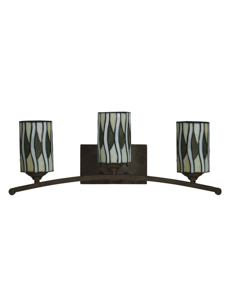 Dale Tiffany Reno 3-light Tiffany Wall Sconce