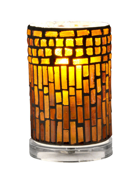 Dale Tiffany Calico Mosaic Accent Lamp