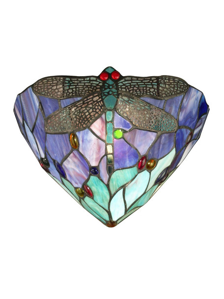 Dale Tiffany Downy Dragonfly Jewel Tiffany Wall Sconce