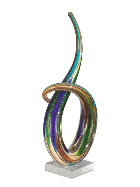 Dale Tiffany Cieza Handcrafted Art Glass Sculpture