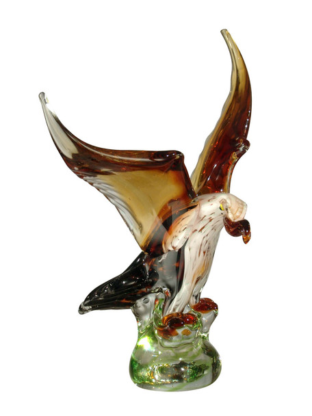 Dale Tiffany Bald Eagle Handcrafted Art Glass Figurine