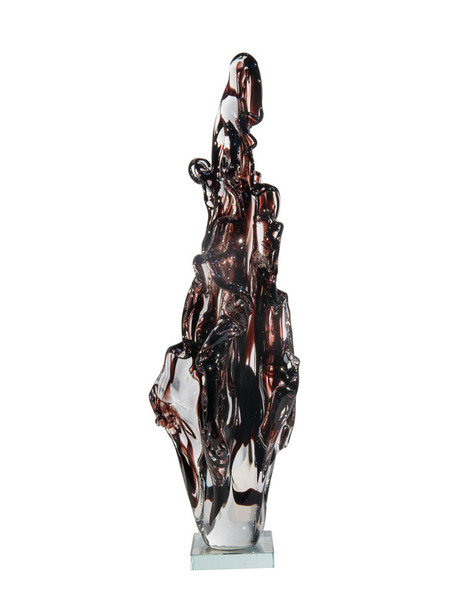 Dale Tiffany Molton Lava Handcrafted Art Glass Sculpture