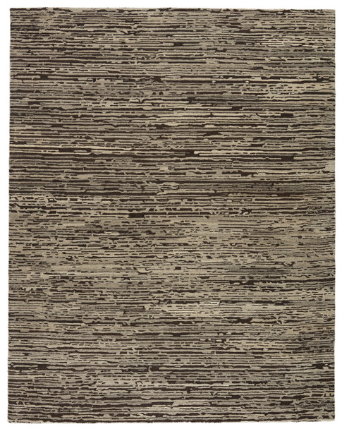 Jaipur Living Nairobi PVH03 Stripes Dark Brown Hand Tufted Area Rugs