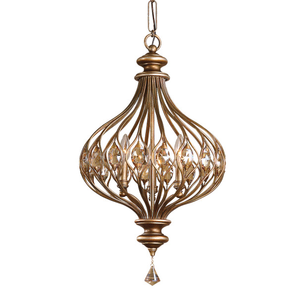 Uttermost Sabina 3 Lt Gold Pendant in 