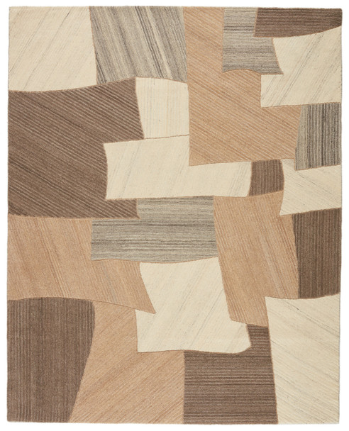 Jaipur Living Istanbul PVH11 Geometric Light Brown Hand Tufted Area Rugs