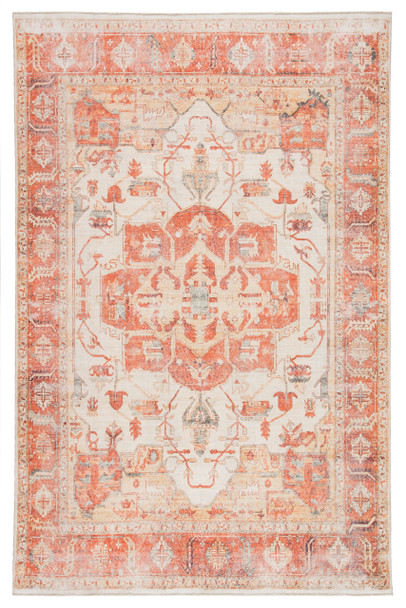 Jaipur Living Rhoda BOH01 Medallion Orange Printed - 2'6"x8' Runner Area Rug