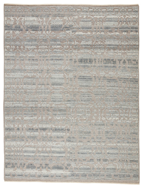 Jaipur Living Pearson SNN02 Floral Gray Hand Knotted Area Rugs