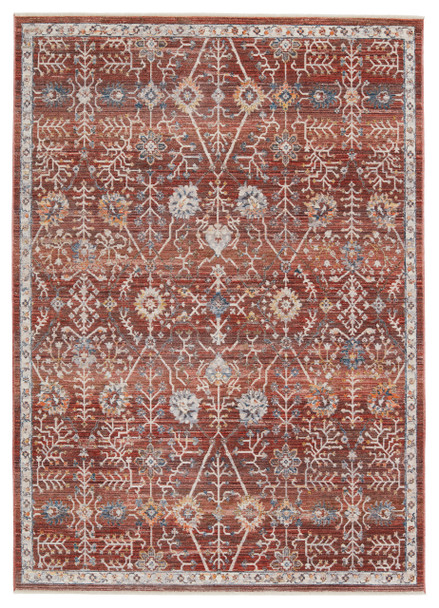 Jaipur Living Katalia TRR14 Trellis Red Power Loomed Area Rugs