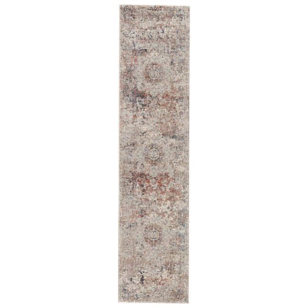 Jaipur Living Niran VLN02 Medallion Gray Power Loomed Area Rugs