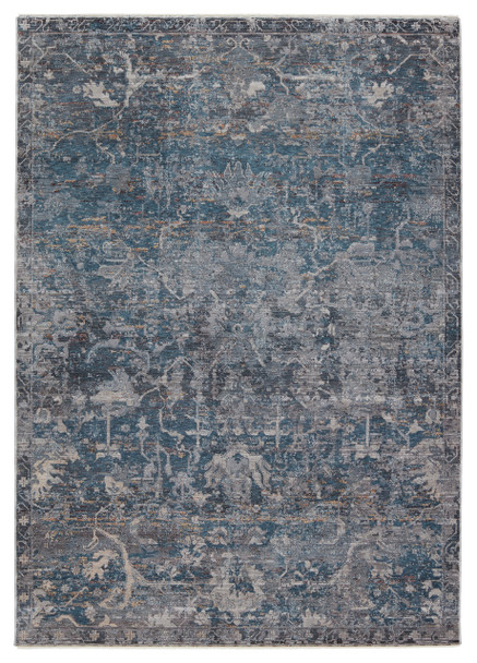 Jaipur Living Cicely VLN12 Floral Blue Power Loomed Area Rugs