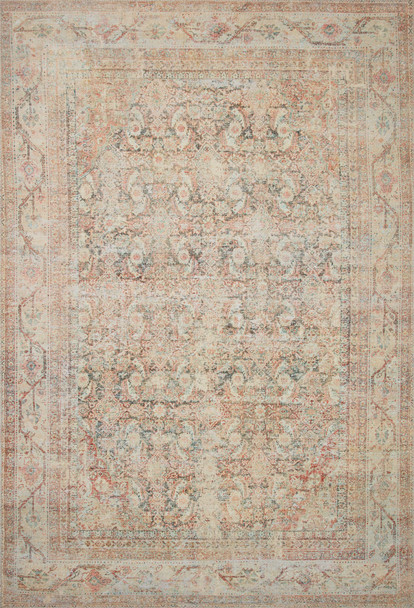 Loloi II Adrian Adr-01 Natural / Apricot Power Loomed Area Rugs