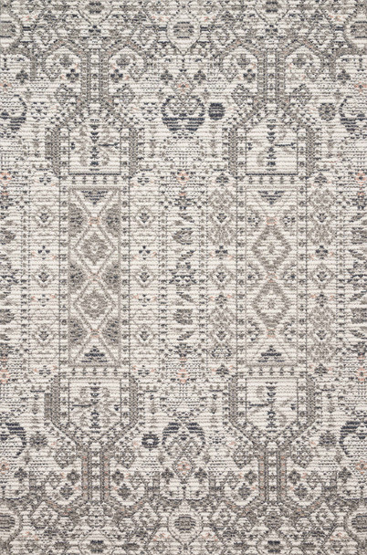 Loloi Cole Col-01 Ivory / Multi Power Loomed Area Rugs