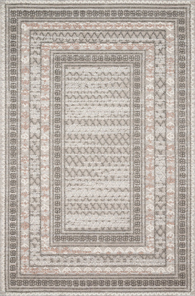 Loloi Cole Col-03 Grey / Multi Power Loomed Area Rugs