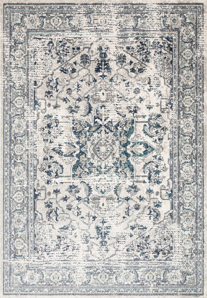 Loloi Joaquin Joa-01 Lt. Green / Blue Power Loomed Area Rugs