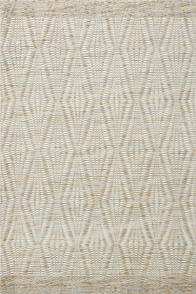 Loloi Kenzie Knz-01 Ivory / Sand Hand Woven Area Rugs