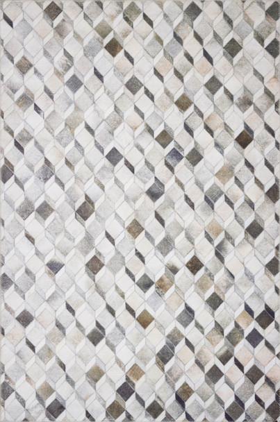 Loloi II Maddox Mad-02 Grey / Mocha Power Loomed Area Rugs