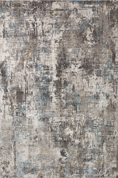 Loloi II Maeve Mae-02 Slate / Mist Power Loomed Area Rugs