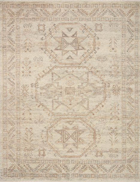 Loloi Marco Mco-01 Natural / Mocha Hand Knotted Area Rugs